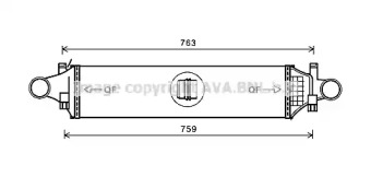 AVA QUALITY COOLING msa4659 -  Интеркулер